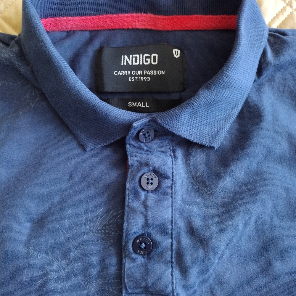 3/$21 Indigo Men's Navy Polo Shirt